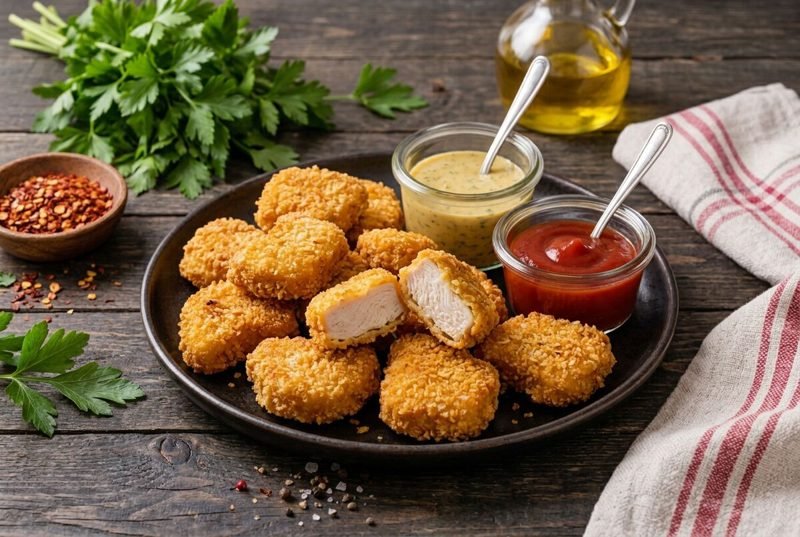 Nuggets com couve-flor
